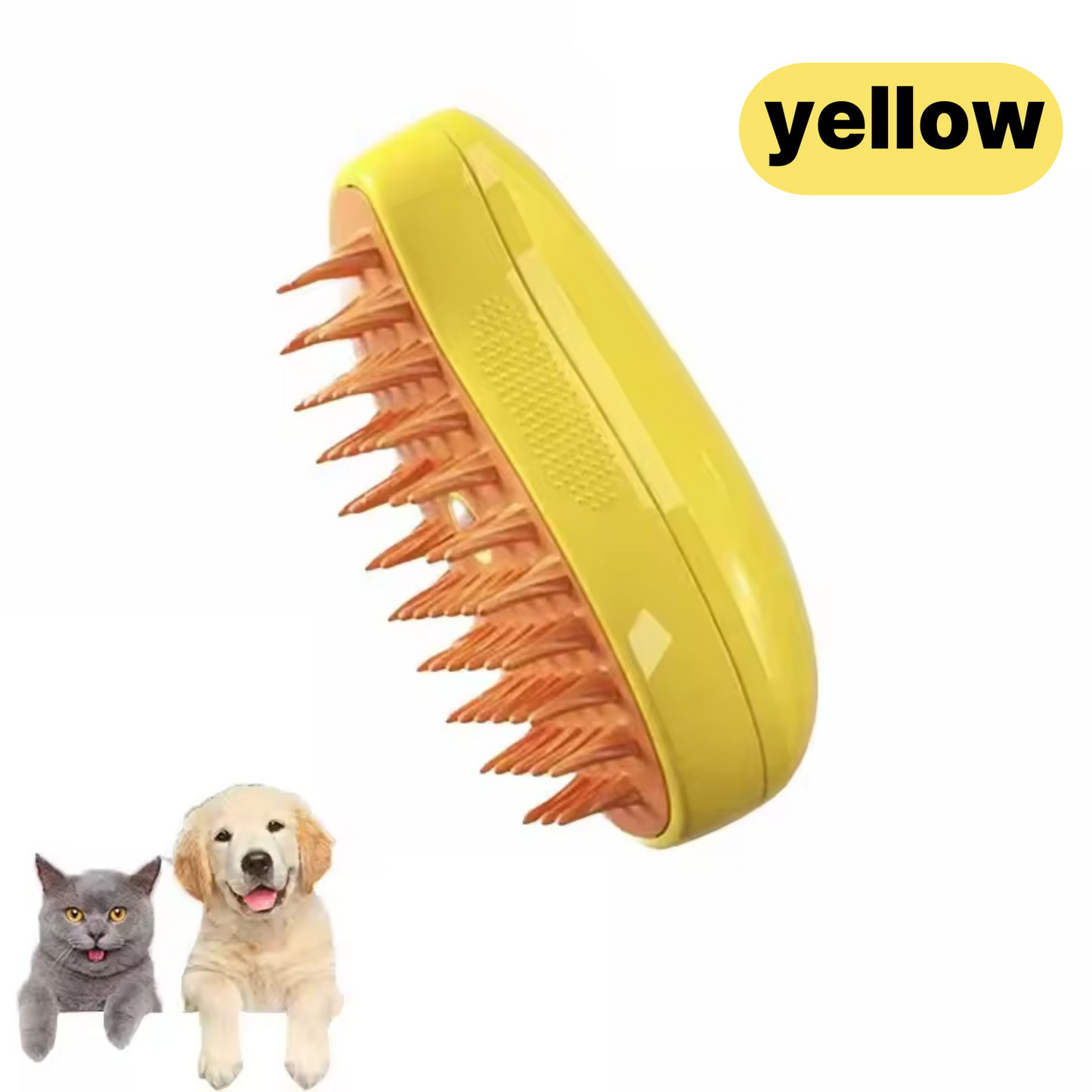 3-in-1 Pet Brush – Groom, Clean & Massage for Cats & Dogs Queenkong