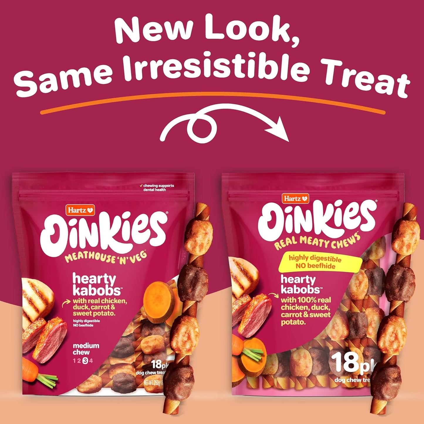 Hearty Kabobs Dog Chews