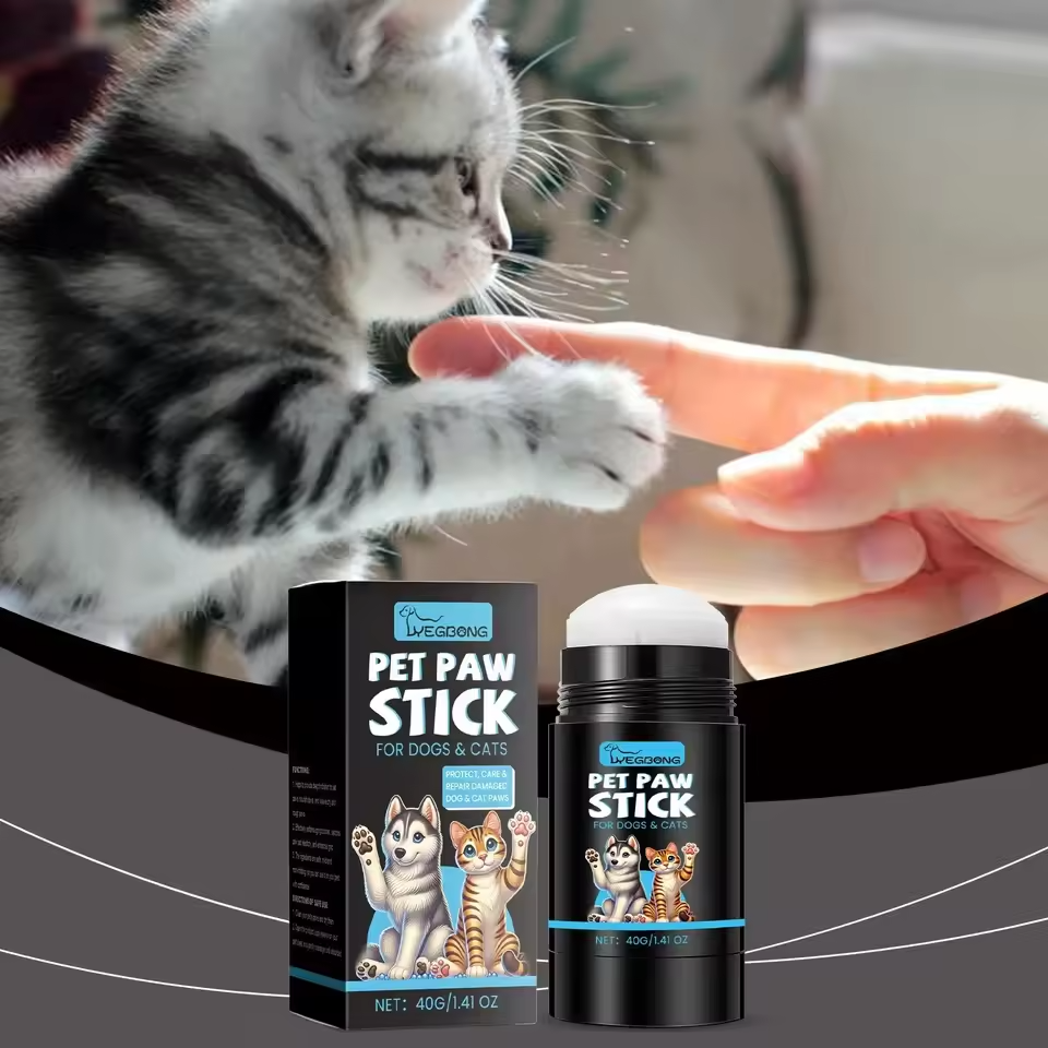 Pet Paw Balm Stick for Dogs & Cats – Moisturizing Paw Care for Dry, Cracked Pads - Queenkong