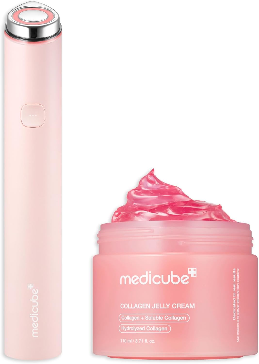 Medicube Mini Booster Pro + Collagen Jelly Cream Duo Set Queenkong