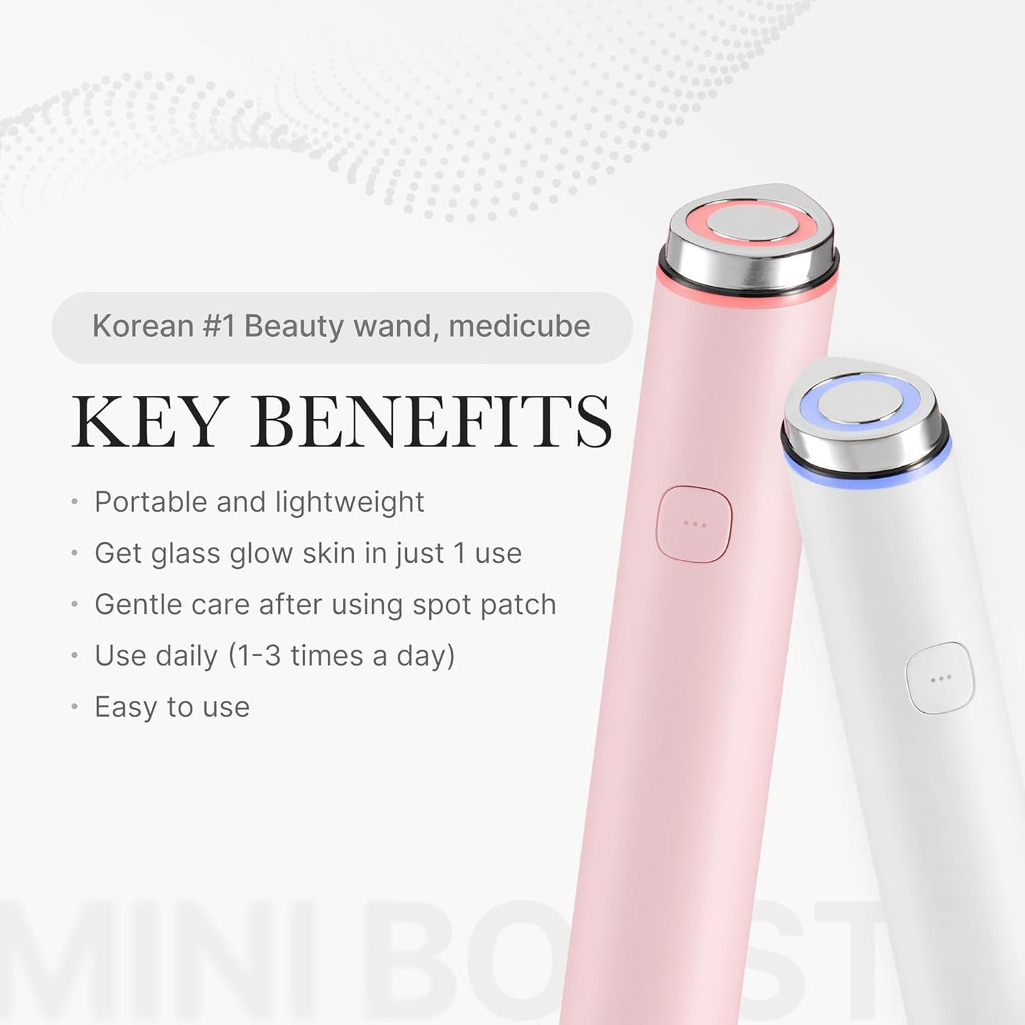 Medicube Mini Booster Pro + Collagen Jelly Cream Duo Set Queenkong