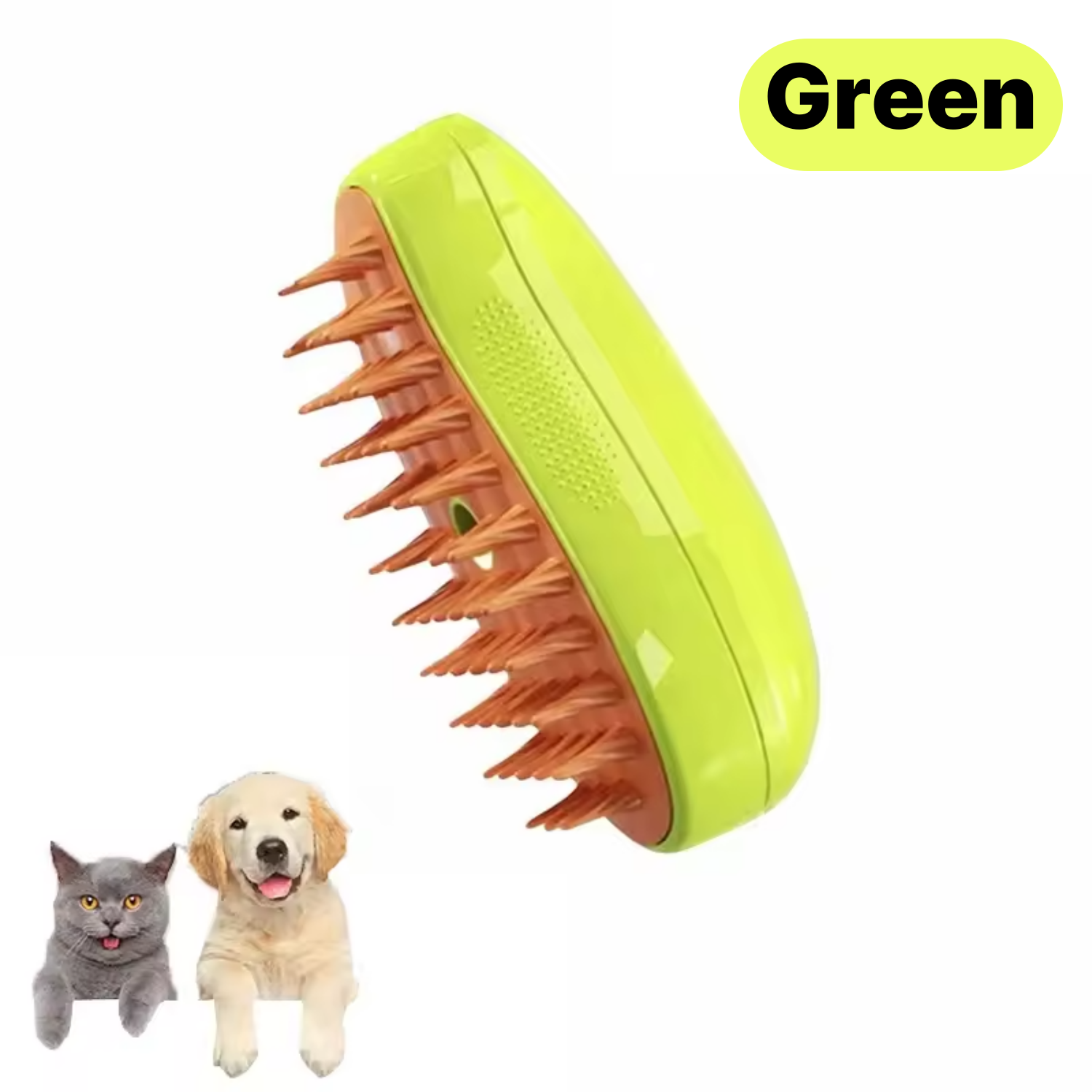 3-in-1 Pet Brush – Groom, Clean & Massage for Cats & Dogs Queenkong