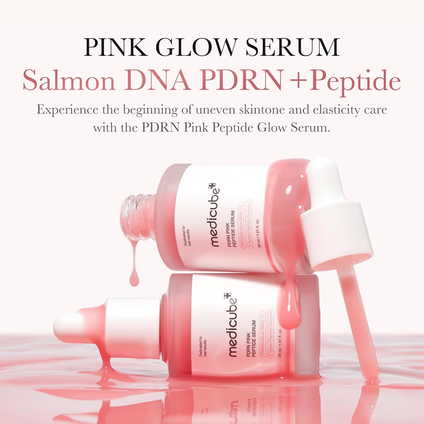 Salmon DNA PDRN Pink Peptide Serum – Medicube (30ml) Queenkong