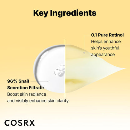 COSRX Glass Skin Starter Set – Snail Mucin Essence + Retinol Queenkong