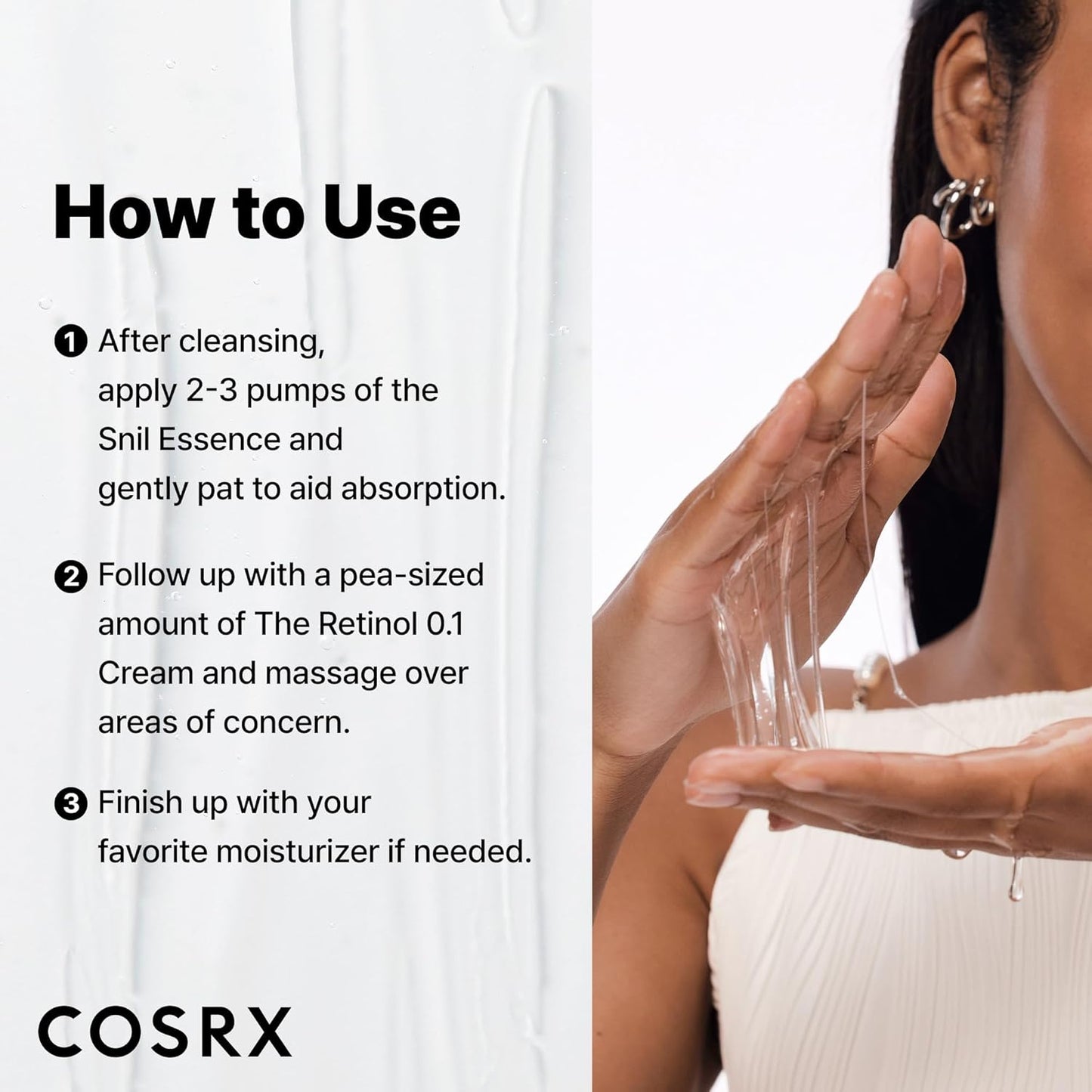 COSRX Glass Skin Starter Set – Snail Mucin Essence + Retinol Queenkong
