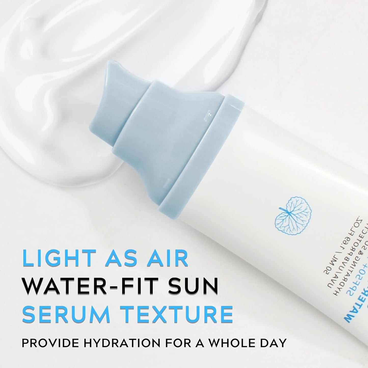 Centella+ HA Water-Fit Sun Serum SPF50+ PA++++ (50ml) Queenkong