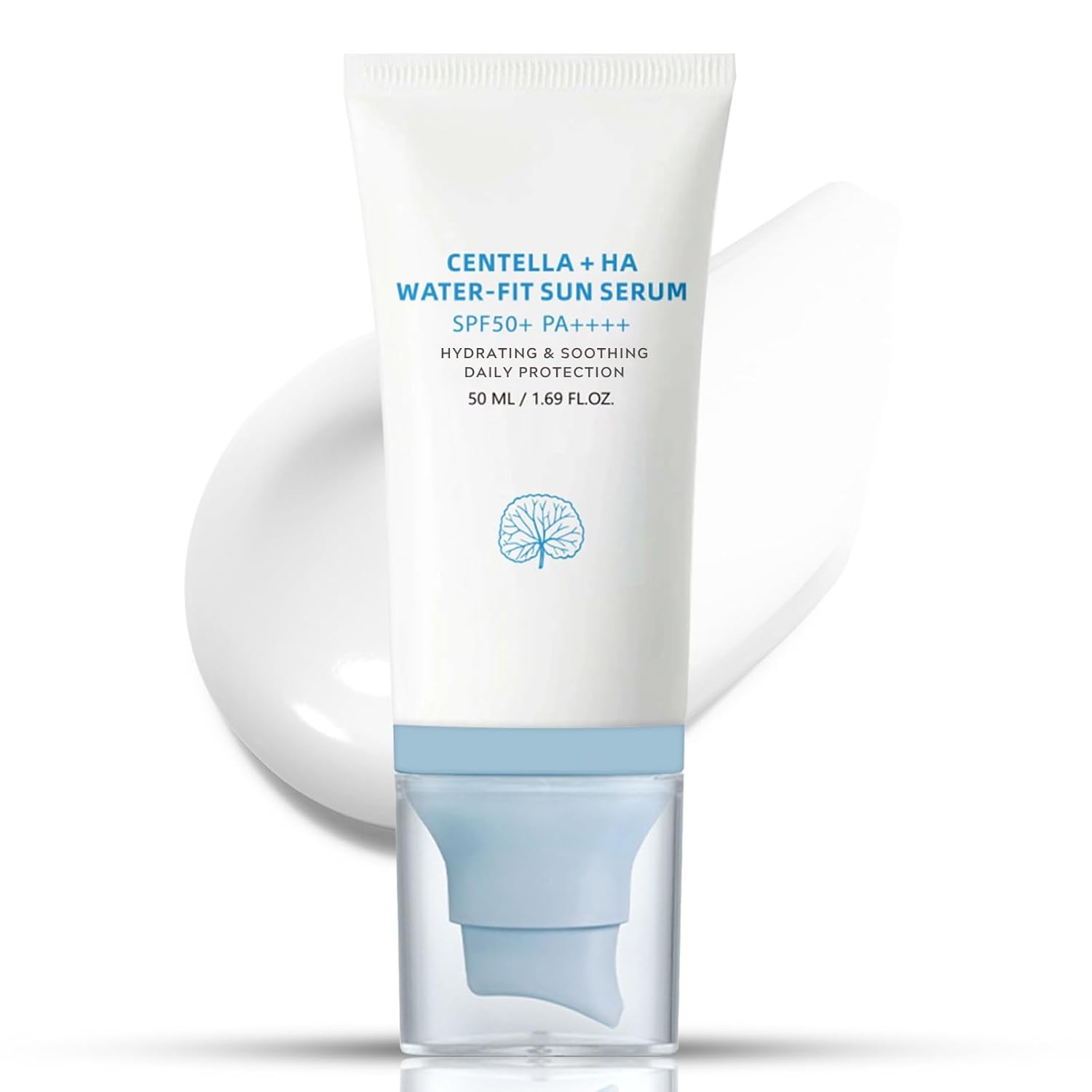 Centella+ HA Water-Fit Sun Serum SPF50+ PA++++ (50ml) Queenkong