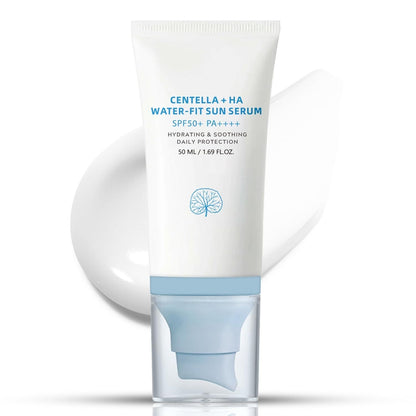 Centella+ HA Water-Fit Sun Serum SPF50+ PA++++ (50ml) Queenkong