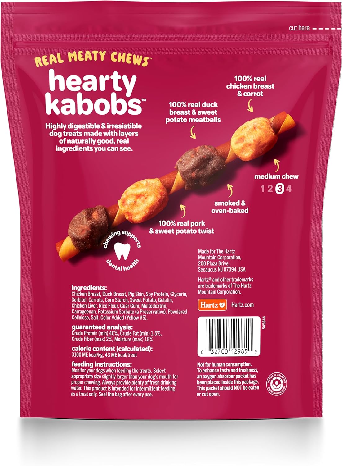 Hearty Kabobs Dog Chews