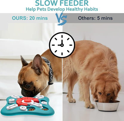 Dog Puzzle Toys – Interactive Slow Feeder for Smart Dogs & Puppies Queenkong