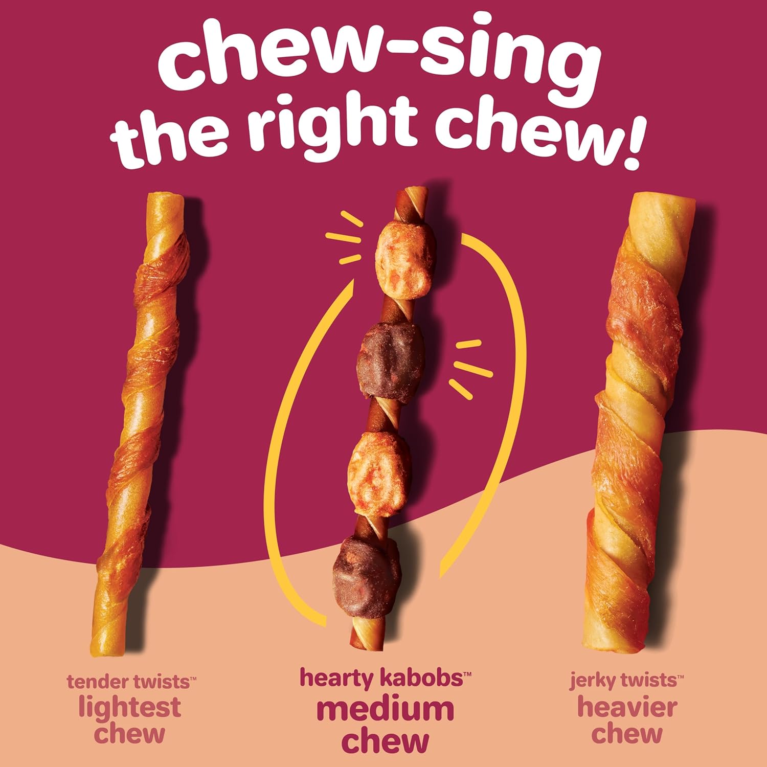 Hearty Kabobs Dog Chews