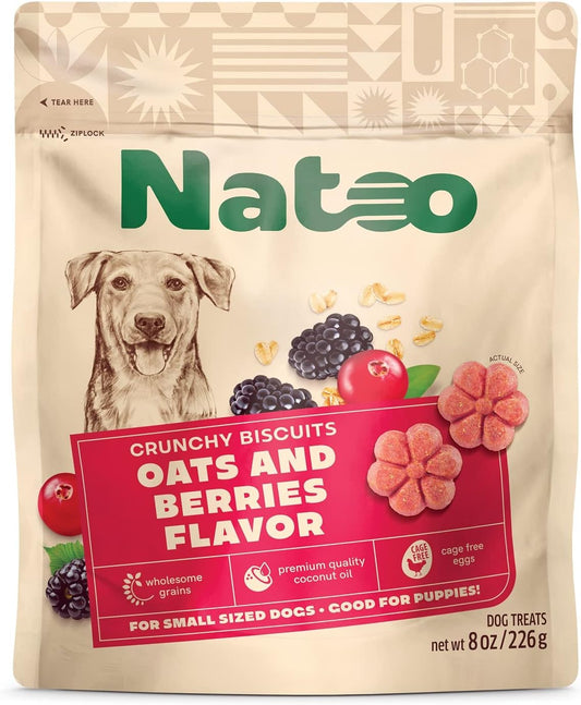 Healthy Dog Treats with Oats & Berries 