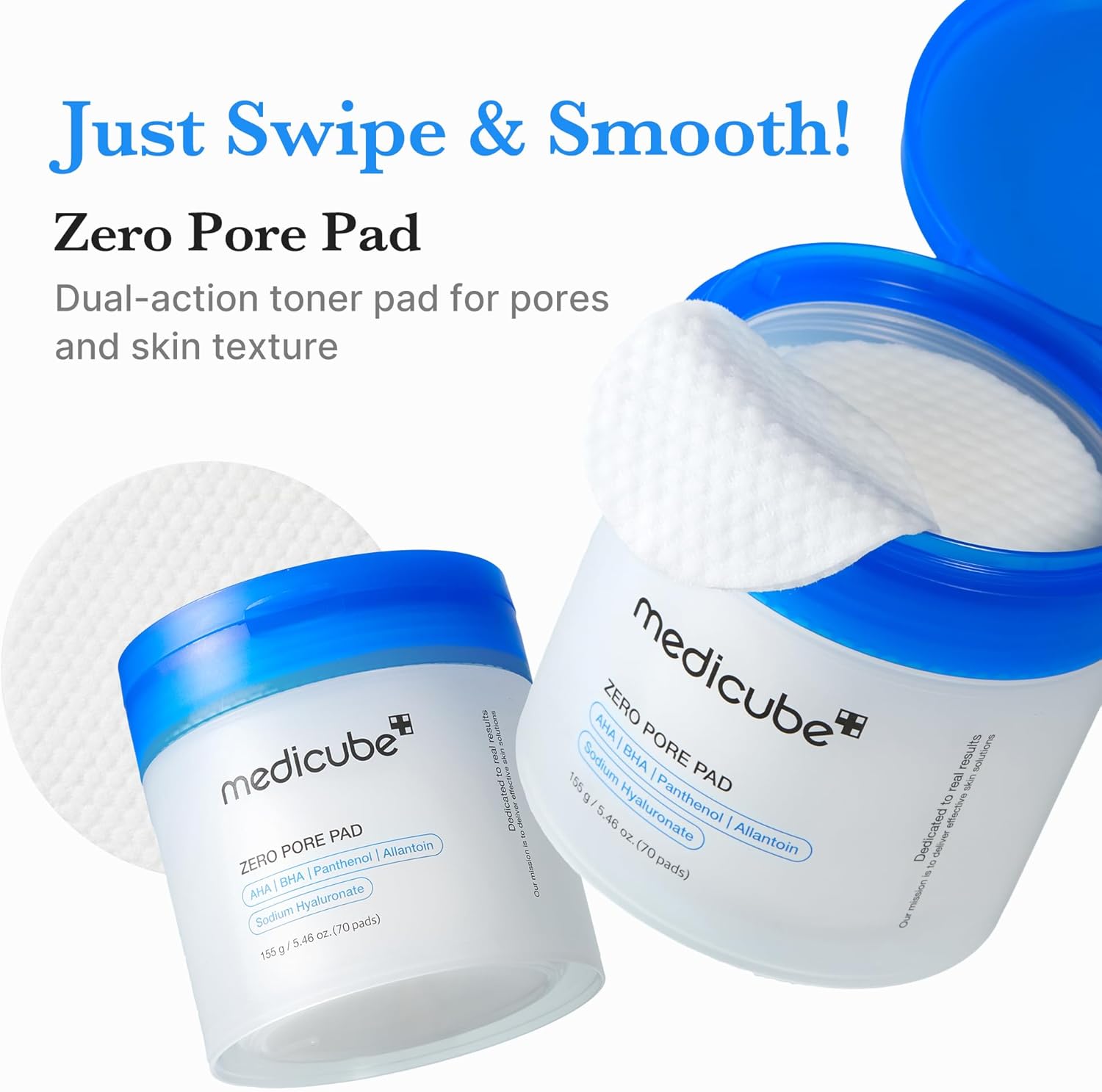Zero Pore Pad – Medicube Global Bestseller Toner Pads (70 Pads) Queenkong