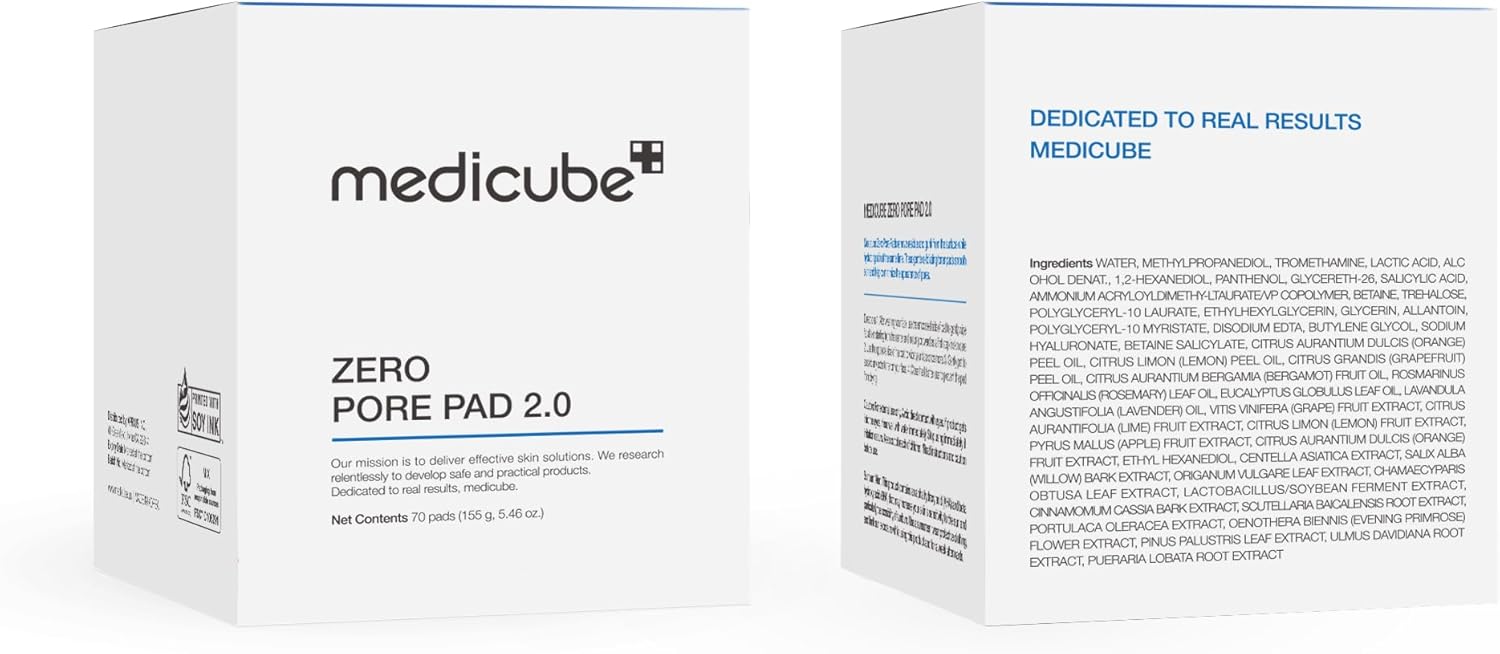 Zero Pore Pad – Medicube Global Bestseller Toner Pads (70 Pads) Queenkong