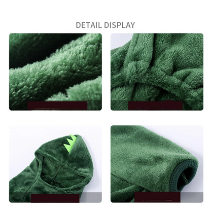 Warm Fleece Dog Jumpsuit – Soft, Cozy Winter Pet Outfit Queenkong