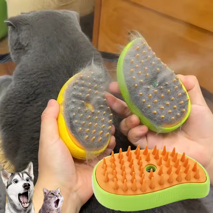 3-in-1 Pet Brush – Groom, Clean & Massage for Cats & Dogs Queenkong