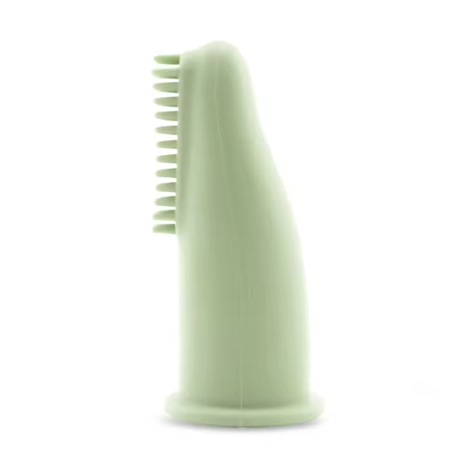 Dog Silicone Finger Toothbrush – Food-Grade, Tartar Care & Gum Massage - Queenkong