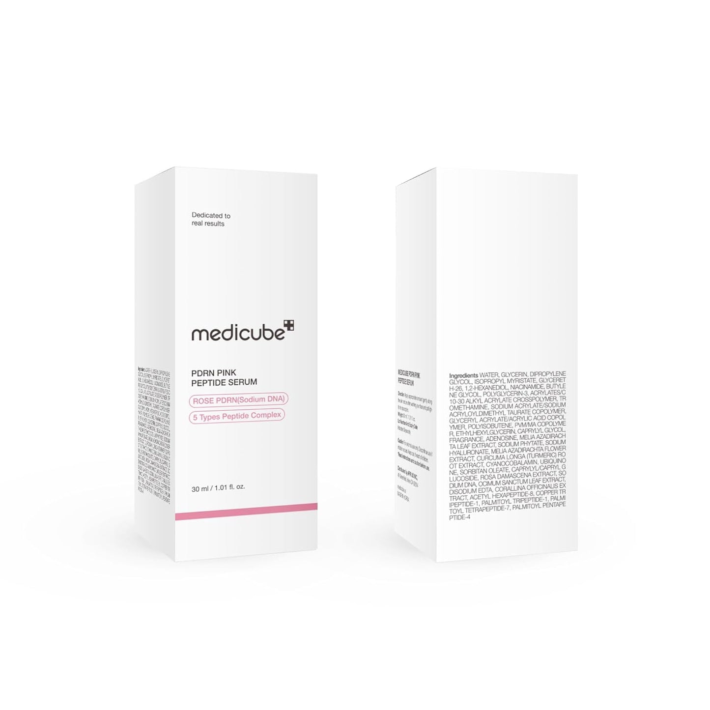 PDRN Pink Peptide Serum – Medicube Rose DNA Glow Serum for Dark Spots & Elasticity (1.01 fl.oz.) Queenkong