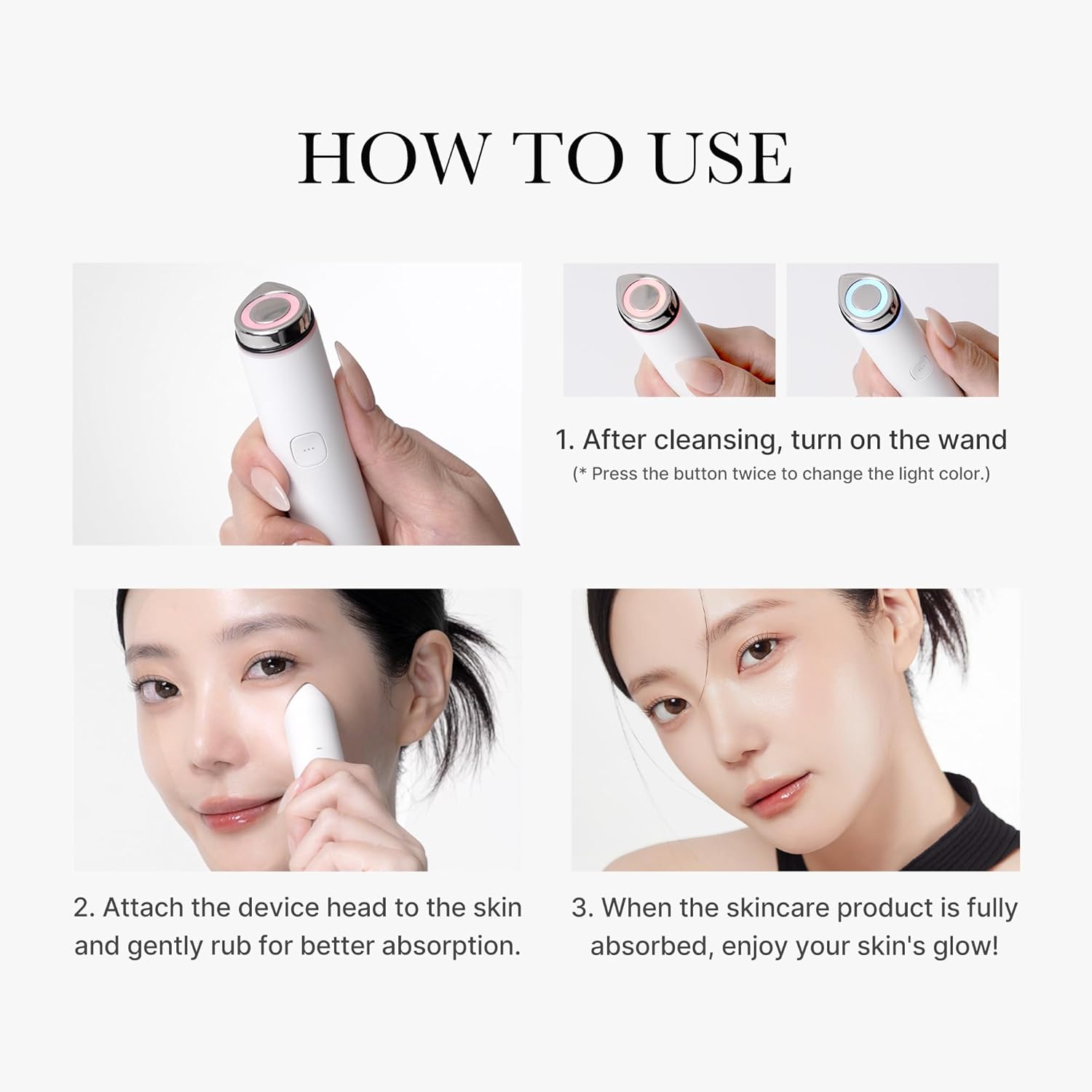 Medicube Mini Booster Pro + Collagen Jelly Cream Duo Set Queenkong