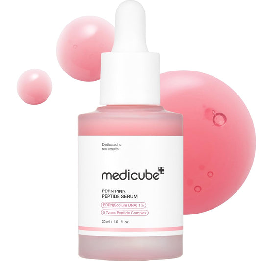 Salmon DNA PDRN Pink Peptide Serum – Medicube (30ml) Queenkong